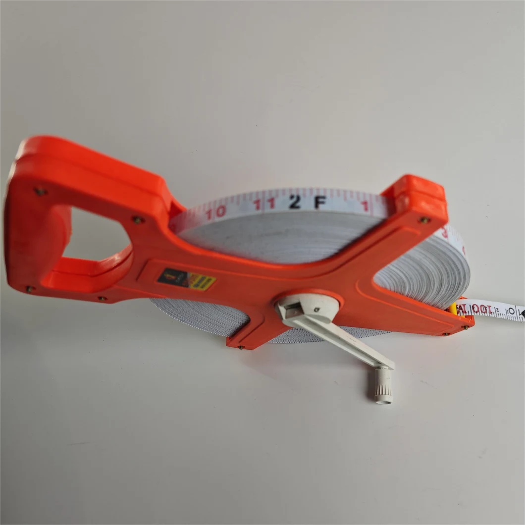 100m Open Reel Long Tape Measure Measuring Ruler Impact Resistant Woodworking Tools